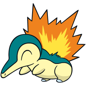 cyndaquil from pokemon global link